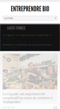 Mobile Screenshot of entreprendrebio.com